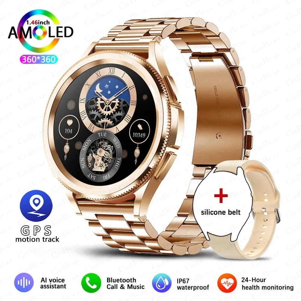 Classic Bluetooth Call Health Monitoring Smartwatch For Android & iOS