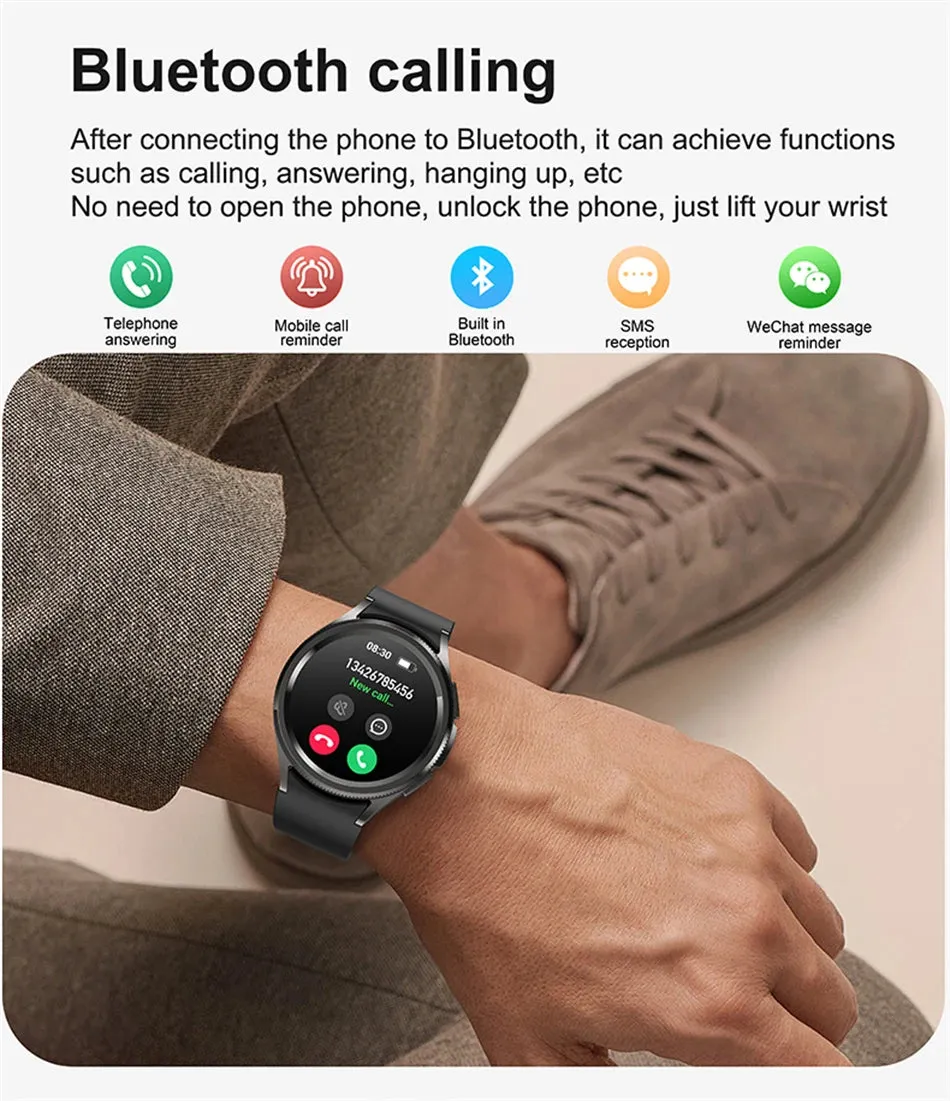 Classic Bluetooth Call Health Monitoring Smartwatch For Android & iOS