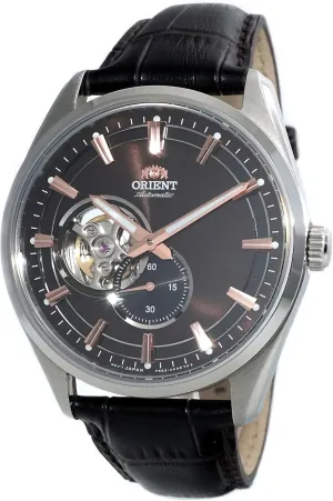 Open dial skeleton watch
