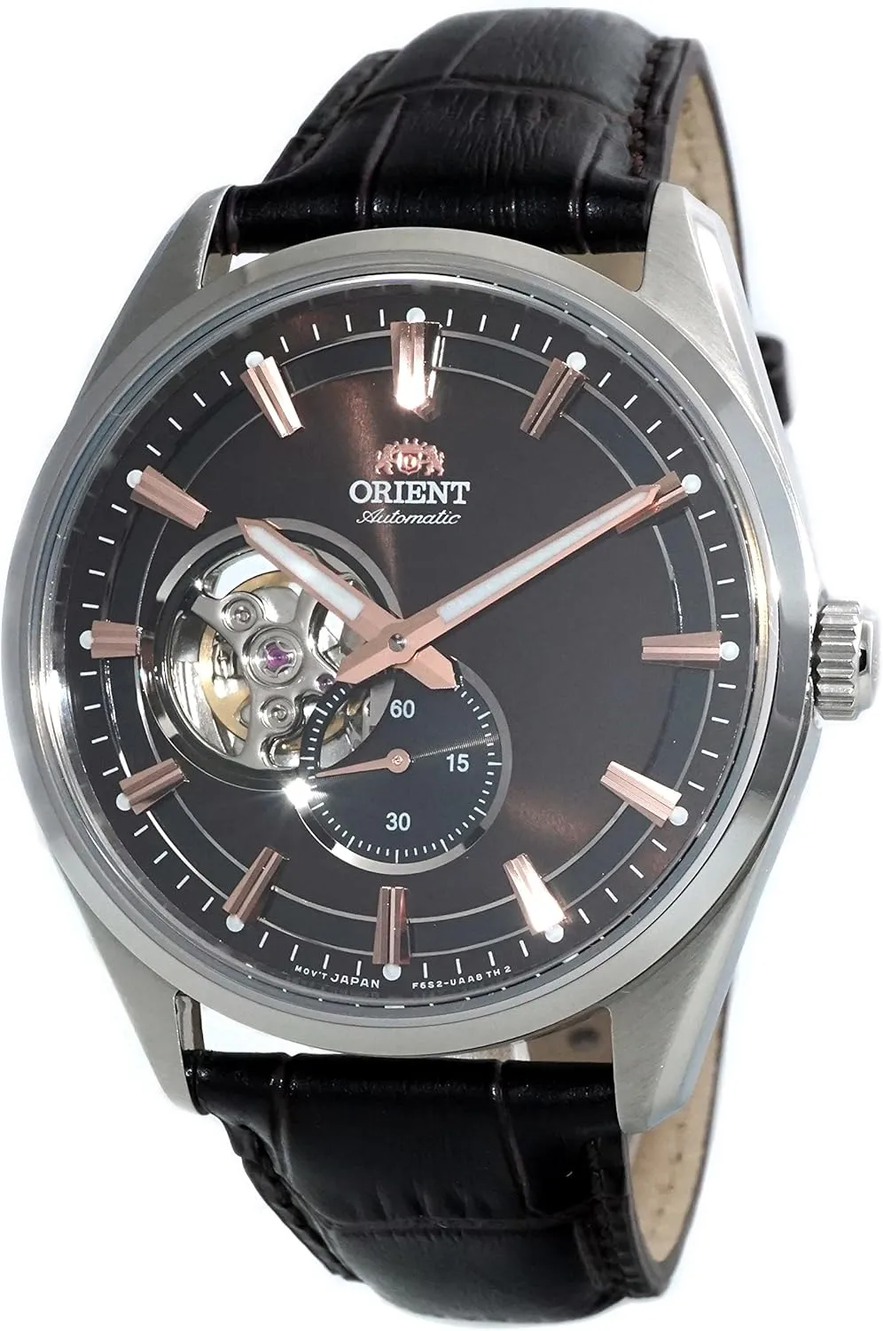 Classic Mechanical Open Heart Small Seconds Brown Dial sexism poorhouse solidly farce Sapphire Watch RA-AR0005Y ORIENT 
