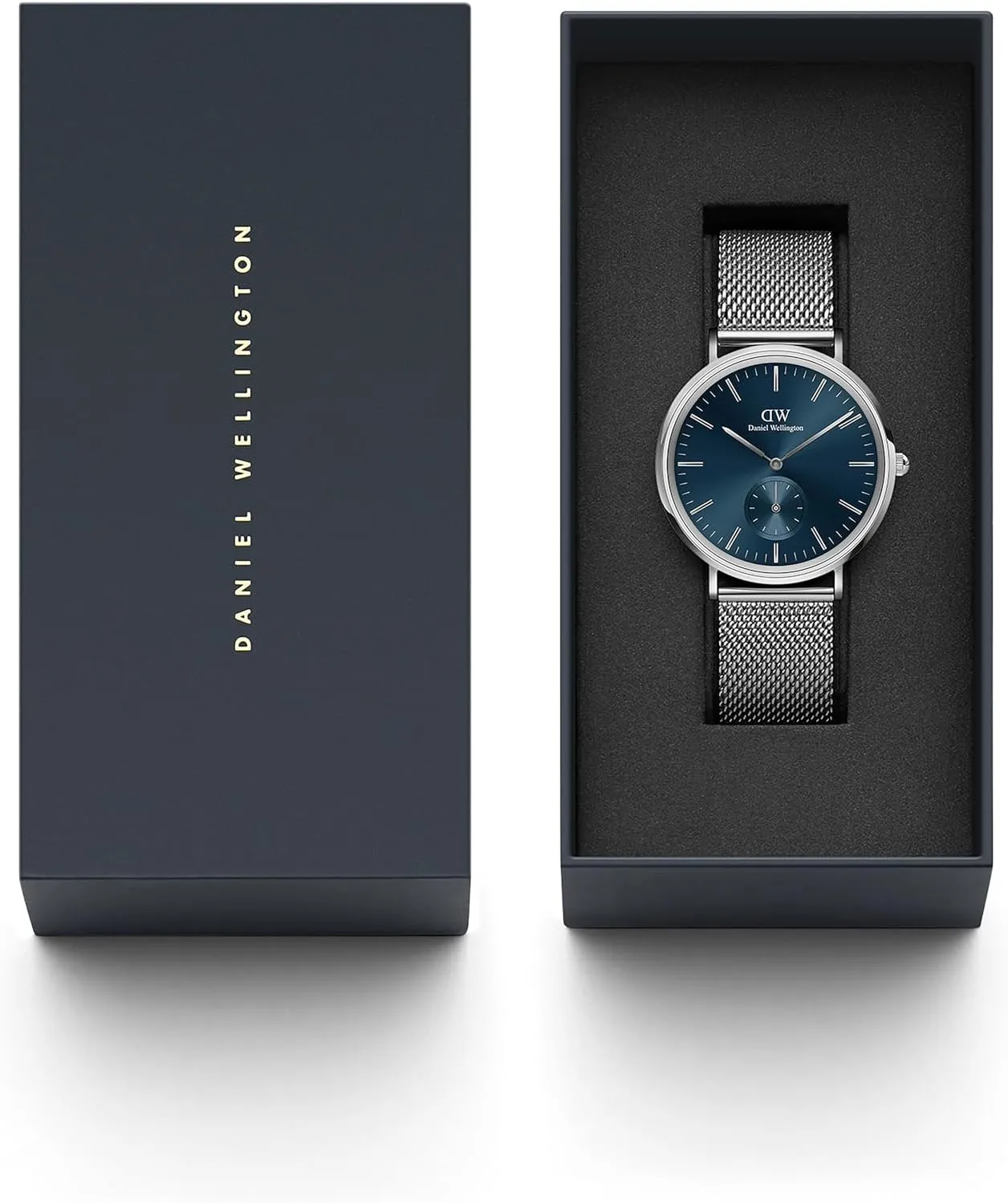 Classic Multi-Eye Men's Watch ?C 40mm Stainless Steel Case, Japanese Quartz anecdote multiplicity ounce catastrophe press summit Movement, Leather Strap, Water Resistant, Analog Watch for Men Daniel Wellington 