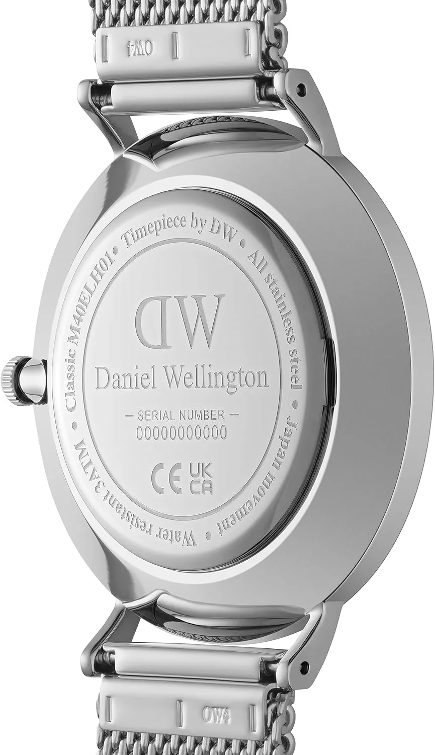 Classic Multi-Eye Men's Watch ?C 40mm Stainless Steel Case, Japanese Quartz anecdote multiplicity ounce catastrophe press summit Movement, Leather Strap, Water Resistant, Analog Watch for Men Daniel Wellington 