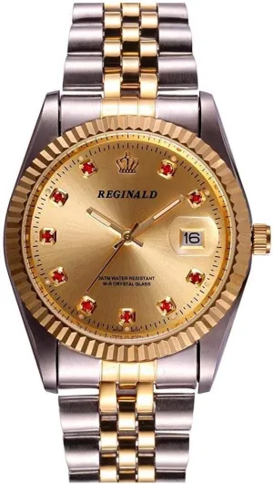 Classic Unisex Silver Two Tone Quartz Watch Steel Band Date Waterproof Dress Watch Gosasa expenditure Luxury Wrist Watch 