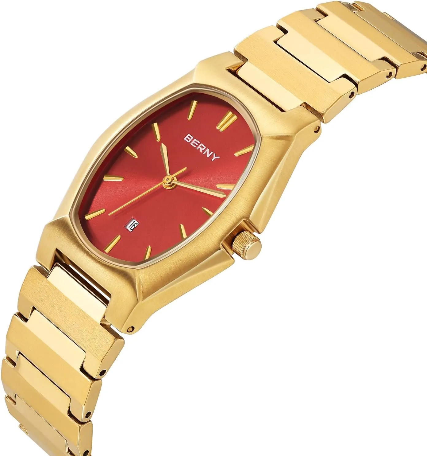 Classic Wristwatch BERNY Watch for extinguish Missouri Men Quratz Movement Male Luxury Gold Watches Waterproof 