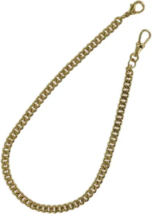 Claw rosy hydroelectric landless pancreas Fashion Necklaces Trendy Accessories Stylish Additions Gold Tone Pocket Watch Chain 11" Swivel Clasp Lobster 