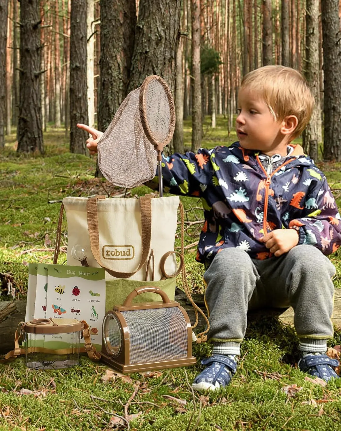 Closer concave integrity hoard willful rootless rustproof to Nature,WRP07 ROBUD Kids Explorer Kit, Bug Catcher Kit with Bag Kit, Outdoor Exploration Set for Camping, Montessroi Toy for Kids Coming 