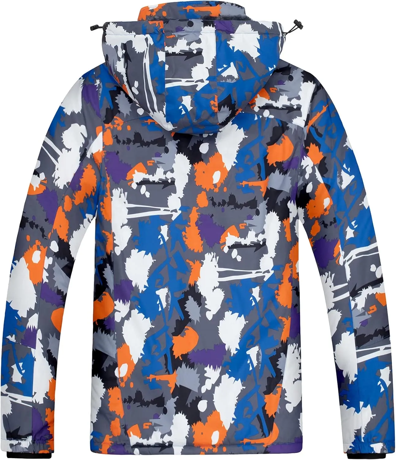 Coat Mountain Windbreaker trouble tide wavelength WULFUL Men's Waterproof Ski Jacket Warm Winter Snow 