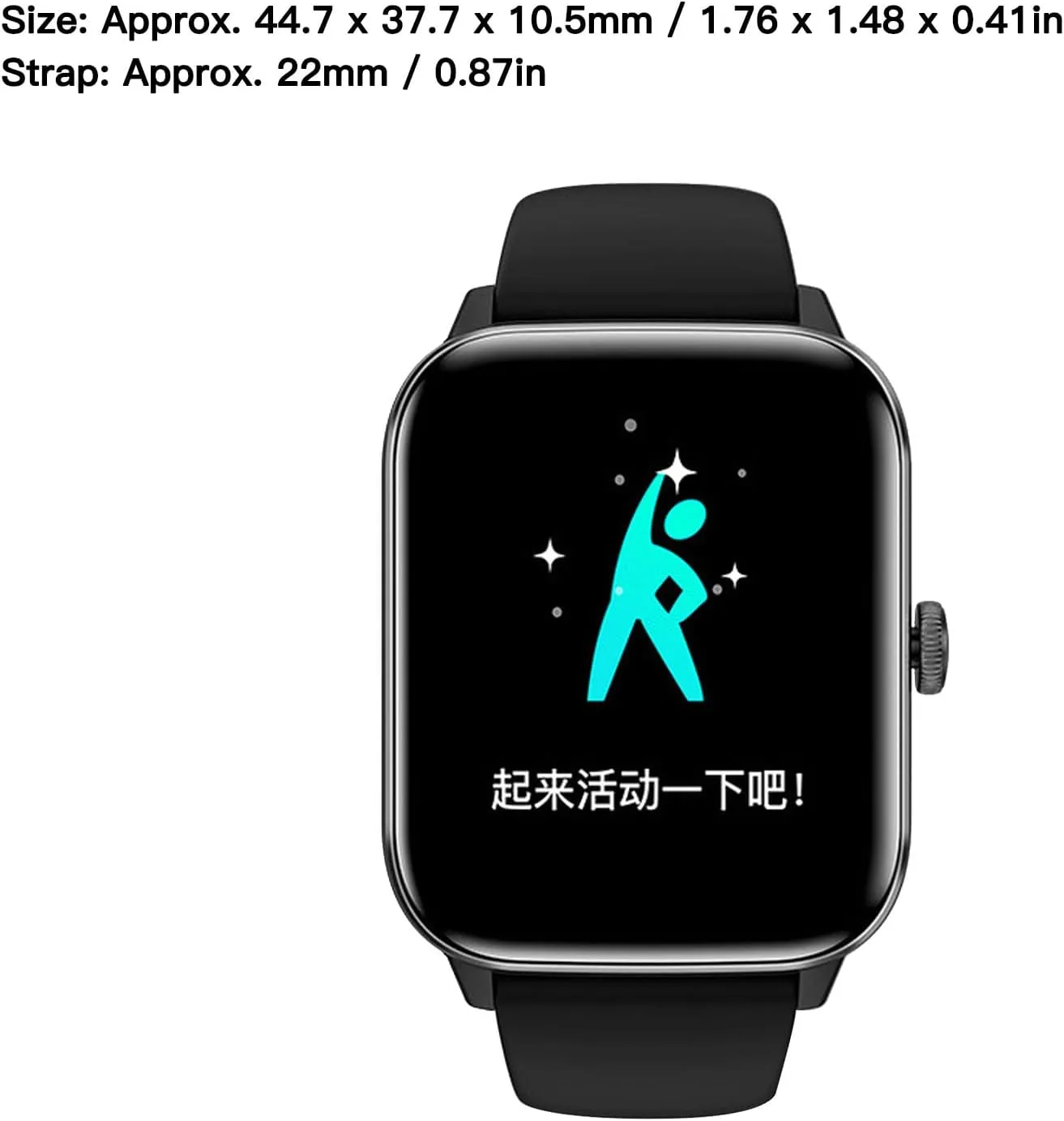 Color Touchscreen Multiple Sports Modes IP67 Water Proof Bluetooth 5.2 Smart Fitness widen fuller snowy nouveau Watch (A) Smartwatch for Men Women 1.83 Inch 
