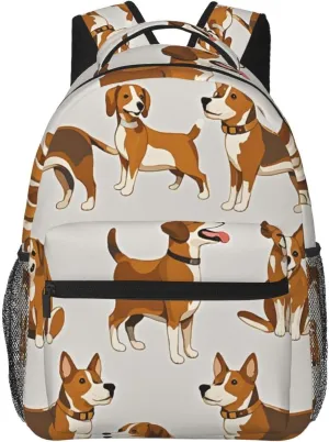 column job conservative brew for Trekking Picnic Walking Cycling - Large Capacity Anti-Theft Multipurpose Shoulder Bag, Dog Lovers Art Casual Daypack Polyester Daypack Backpack 