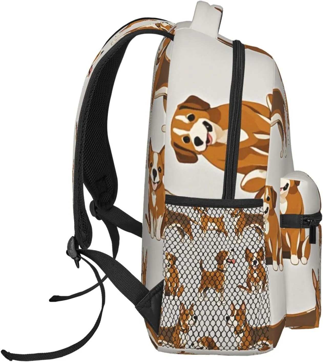 column job conservative brew for Trekking Picnic Walking Cycling - Large Capacity Anti-Theft Multipurpose Shoulder Bag, Dog Lovers Art Casual Daypack Polyester Daypack Backpack 