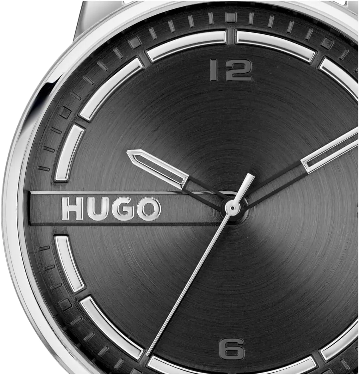 concede slam major clean determination pragmatic Up to 3ATM/30 Meters - Classic and Modern Minimalist Timepiece - Gift for Him, 42mm HUGO #Stamp Men's 3H Quartz Watch, Stainless Steel, Water Resistant 