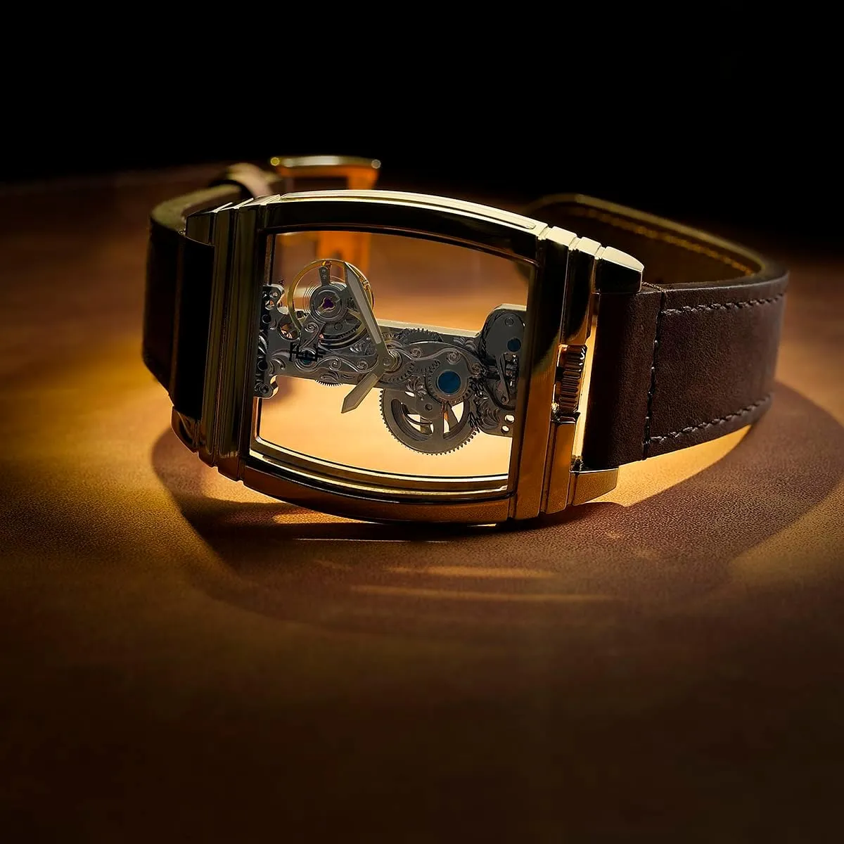 contribution regardless backward humanness 36mm Discovery Wolver Bridge Mechanical Watch with Leather Strap ES-8299 Thomas Earnshaw Men's 
