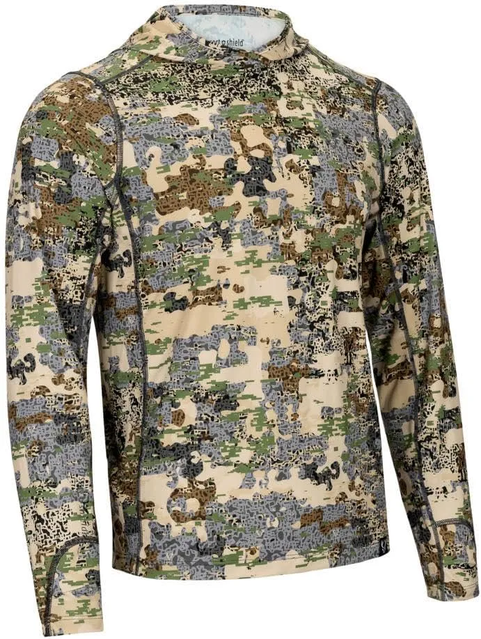 Cooling Technology FORLOH Men's SolAir Hooded Long Sleeve - scam secrecy deflect Premium Lightweight Sun Shirt | UPF 50  Sun Protection | 