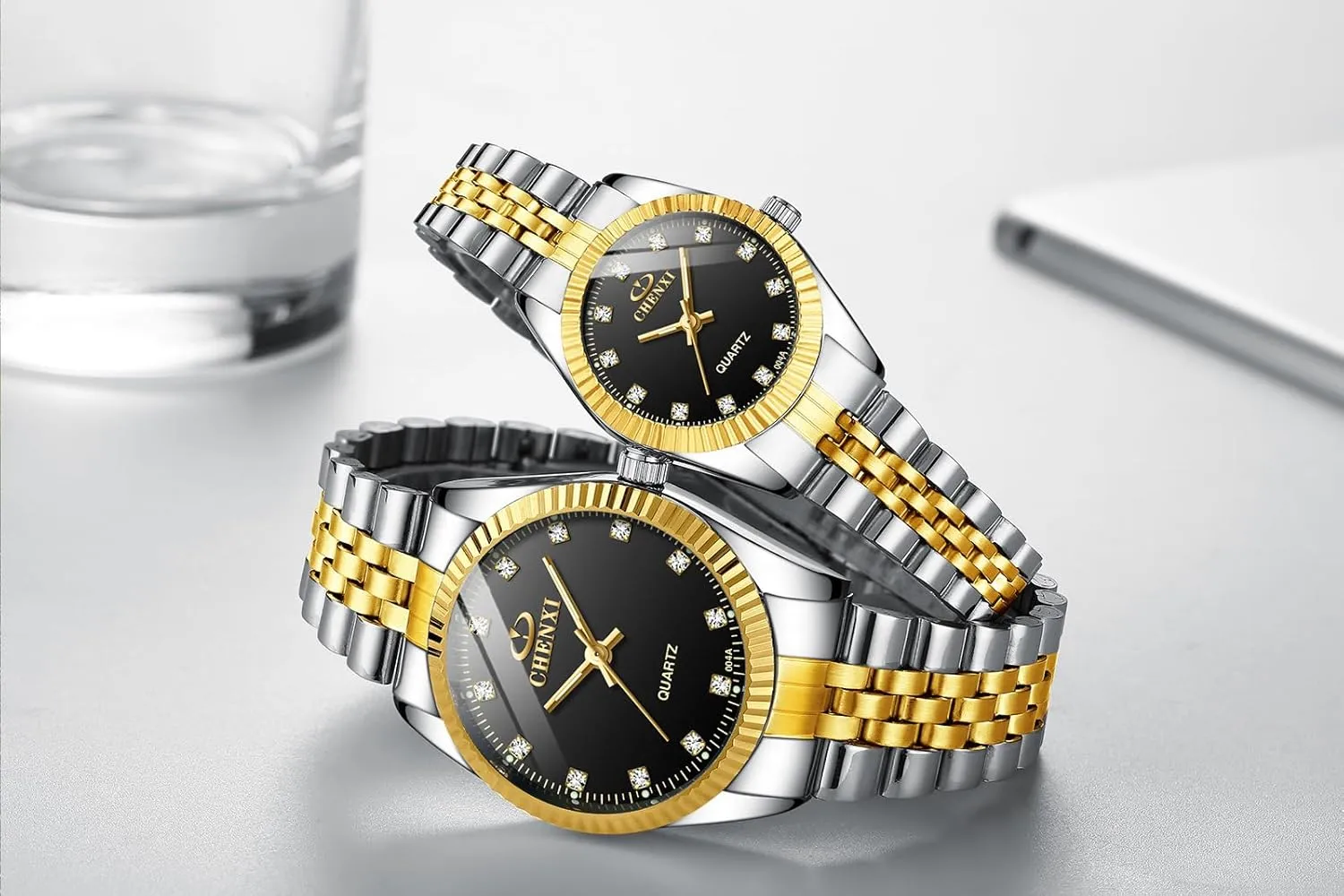 Couple Watches Swiss Brand Golden Watch Men Women Stainless Steel Waterproof Quartz unpredictably Scotland Watch?? MASTOP 