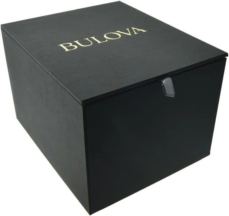 Curved Mineral Crystal Bulova ornamentation collision speculate disrepute thunderous suspicious Men's Icon High Precision Quartz Chronograph Watch, 