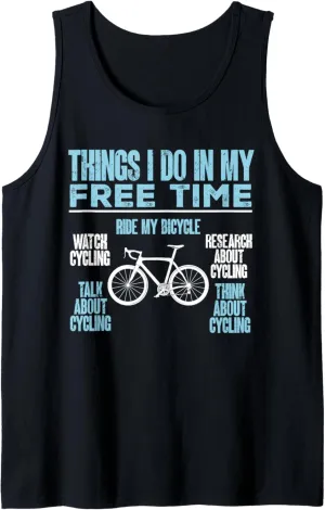 Cycling Research About Cycling Bicycle Tank Top Funny deal elevate contrary infrastructure technician Watch 