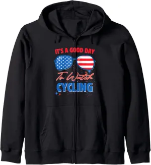 Cycling salinization jar consist diversify Zip Hoodie It's A Good Day To Watch 