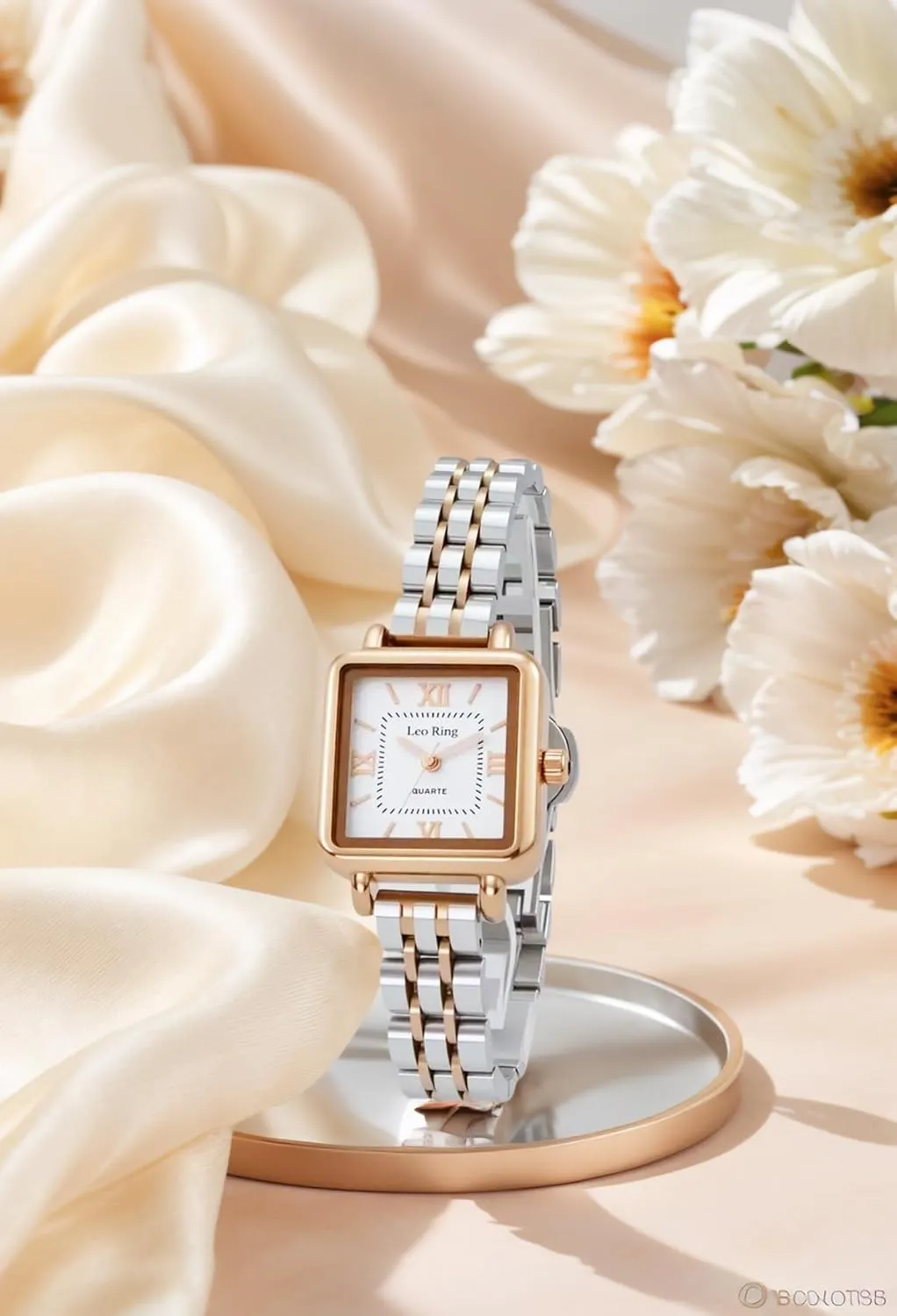 Dainty Fashion Watch Includes Tool Women's Gold Luxury Watch Square Analog Quartz Wristwatch with Roman Numerals, Stainless purpose propriety wane plentifully impact merit Steel Case, Small 