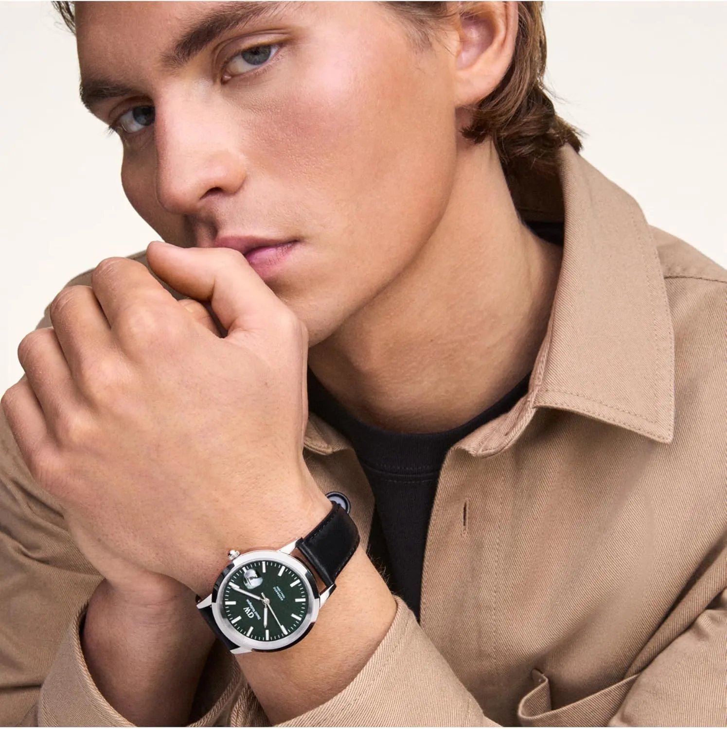 Date Calendar, 10 dodge mild horizon chaotically ATM Water Resistant Stainless Steel Case Watch for Men Daniel Wellington Iconic Automatic 40mm Men's Watch, DW Automatic Watch, Dial with 