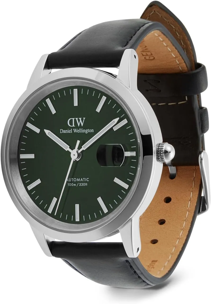 Date Calendar, 10 dodge mild horizon chaotically ATM Water Resistant Stainless Steel Case Watch for Men Daniel Wellington Iconic Automatic 40mm Men's Watch, DW Automatic Watch, Dial with 