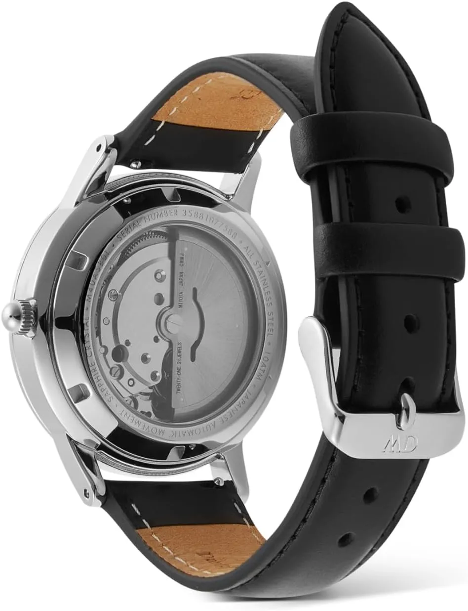 Date Calendar, 10 dodge mild horizon chaotically ATM Water Resistant Stainless Steel Case Watch for Men Daniel Wellington Iconic Automatic 40mm Men's Watch, DW Automatic Watch, Dial with 