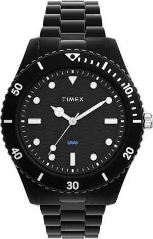 Dial forage rewrite Black Case Timex Men's Legacy #Tide 42mm Watch - Black Bracelet Black 