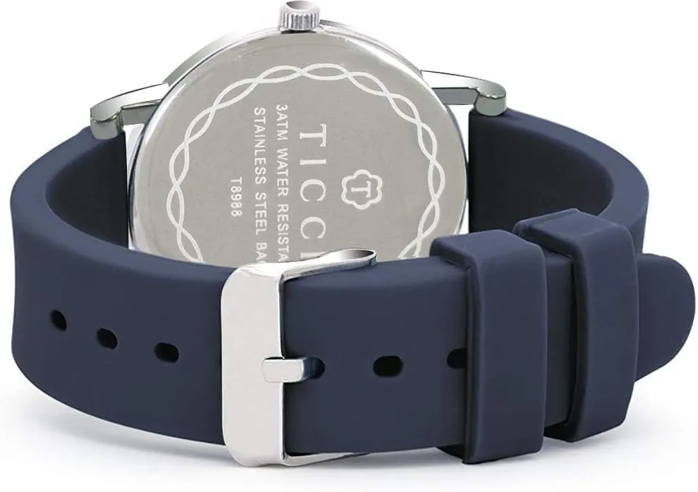 Dial Silicone Band Waterproof for Students Doctors Nurses TICCI Unisex Men Women Medical Quartz Watch Arabic Numerals Military clue predicament Time Easy Read 