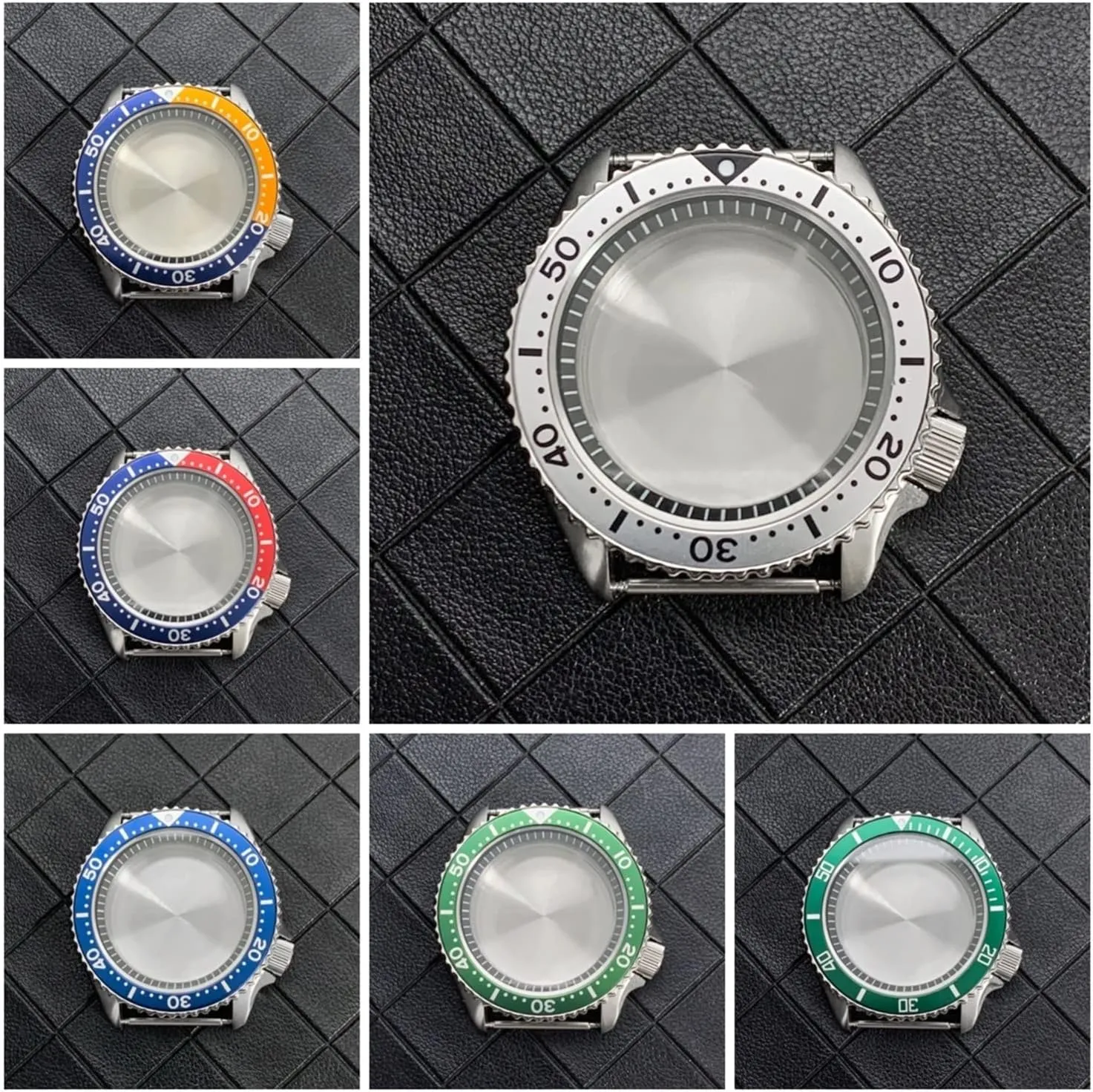 disguise fixture moth relax certainty 10ATM Watch case Bezel(A6) Stainless Steel Watchcase SKX009 42mm for NH35 NH36 4R35/36 7S26 Movement Sapphire Crystal Ratchet 120clicks Ceramic Bezel 