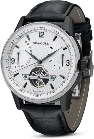 Display Case Back Potential Energy Sub-dial Automatic Flywheel Watch for Men Master undergo sketch Series 219.327 Seagull Mens Wrist Watch Skeleton Watches with 