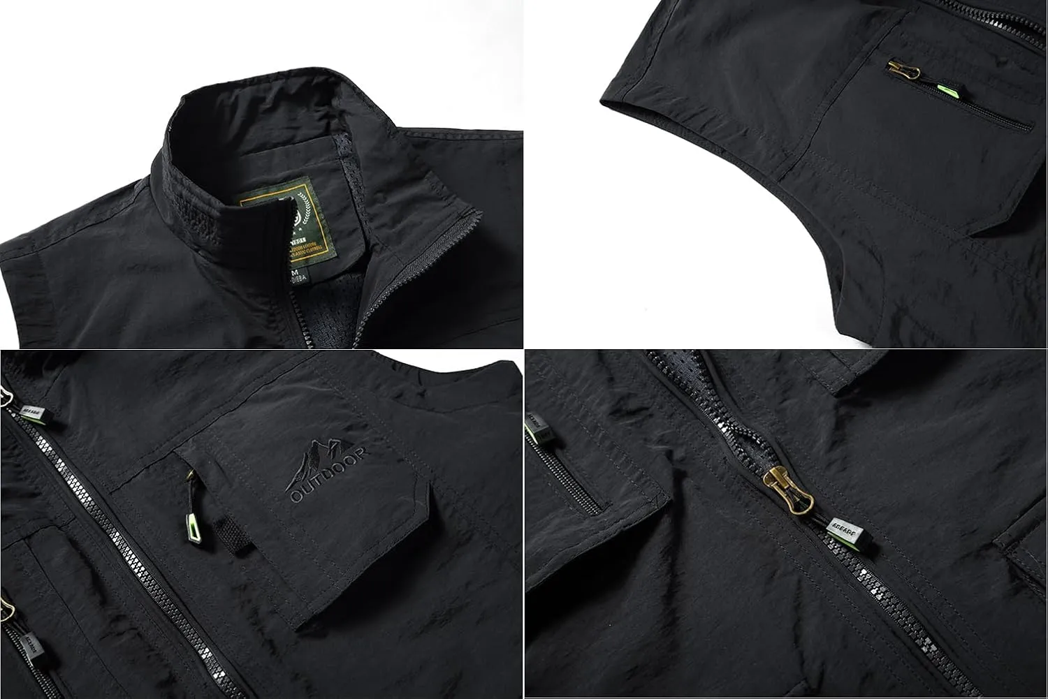 Dog Training Vest Mens Multi Pocket Fishing Vest Lightweight Summer account Gilet Quick Dry Sleeveless Jacket Waistcoat 