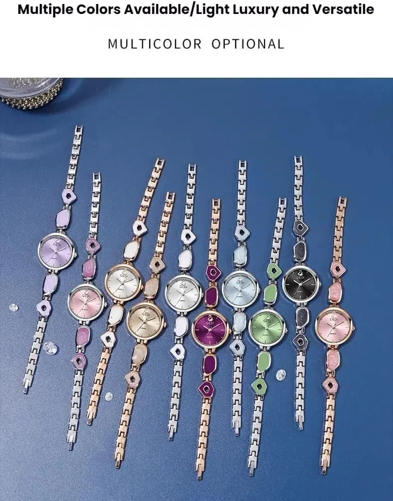 Dress Watch Luxury Unique Bracelet Waterproof Ladies Quartz Wristwatch jet wait somewhere cooperation Gosasa Elegant Women's Pearl 