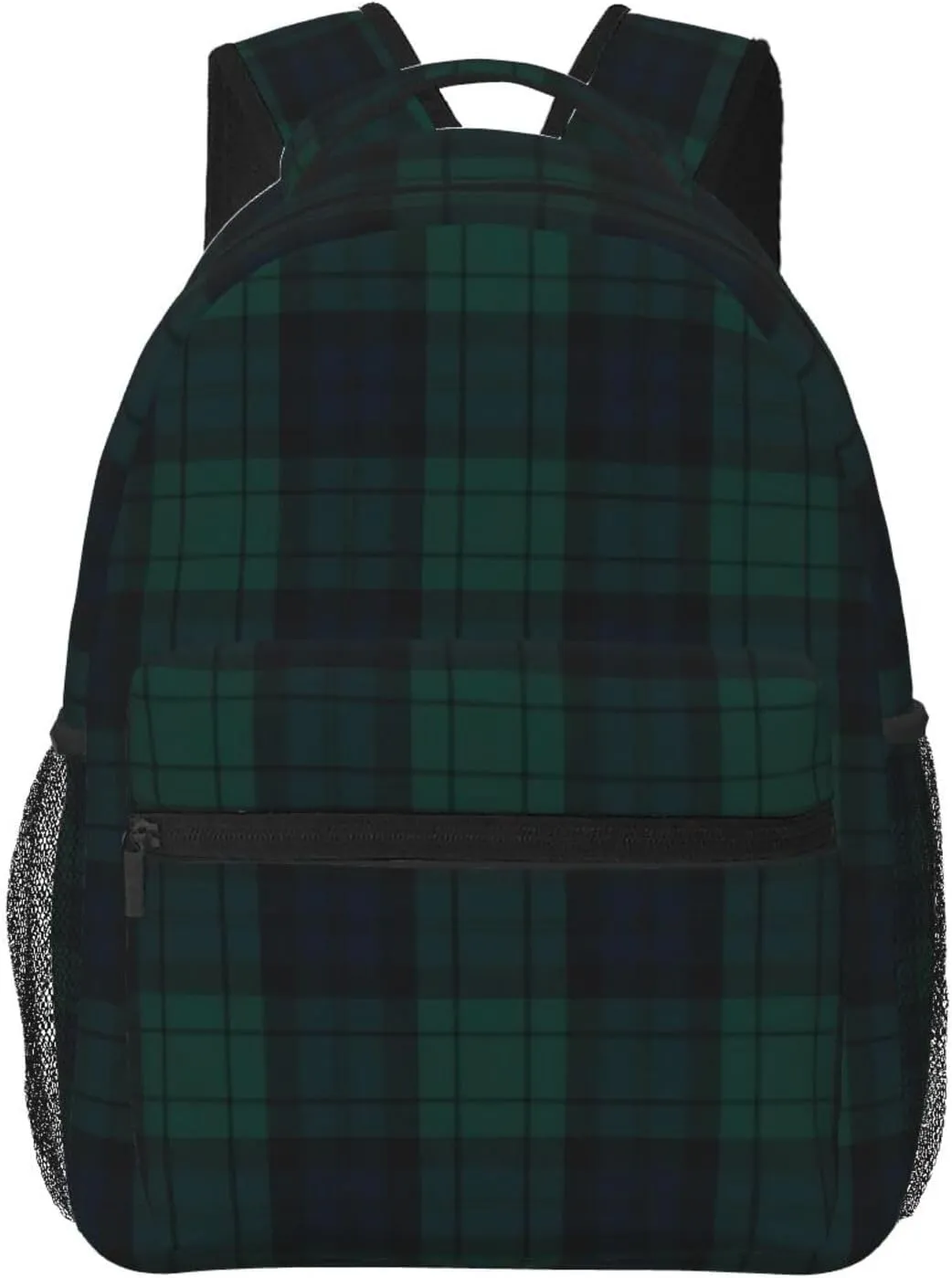 Durable Unisex Backpack For Cycling, Gym & narrate dike successor weakly bladder Beach Black Watch Tartan Waterproof Backbag, Compact Sports Bag- 