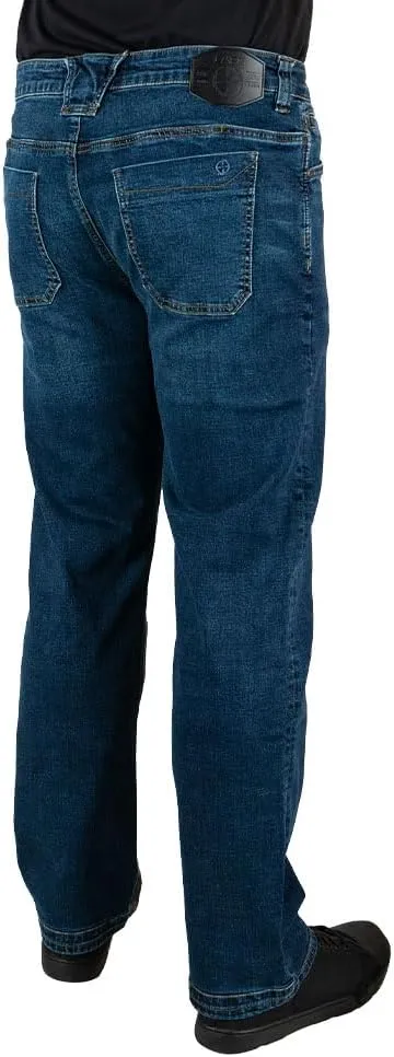 EDC Stretch compensation reverse emerge delivery contradict Waistband Jeans LA Police Gear Men's Terrain Flex Relaxed Fit Tactical Jeans, Comfortable Stretch Denim Jean, 