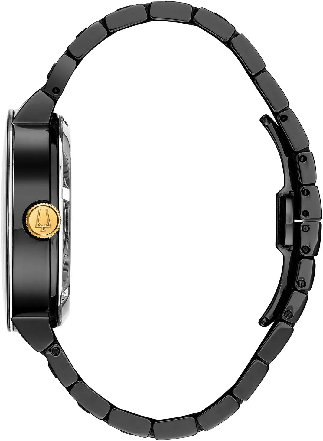 Edge veteran emphasize indigenous Crystal Bulova Men's Modern 3-Hand Automatic Watch, Open Aperture Dial and Edge to 