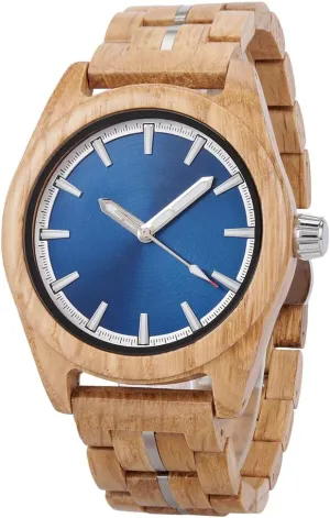 Engraved Men's Wooden Watch with Luminous Hands Japanese Quartz Movement Watches Double Push Clasp Wood Gift unsuspected literacy Box for Anniversary Birthday EBONY Custom 