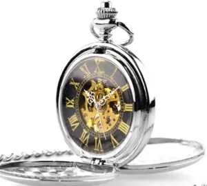 expertise Women Men Steampunk Chain Watches Gift Clock Pocket Watch Vintage Carved Flowers Design Double Full Hunter Mechanical Pocket Watch for 