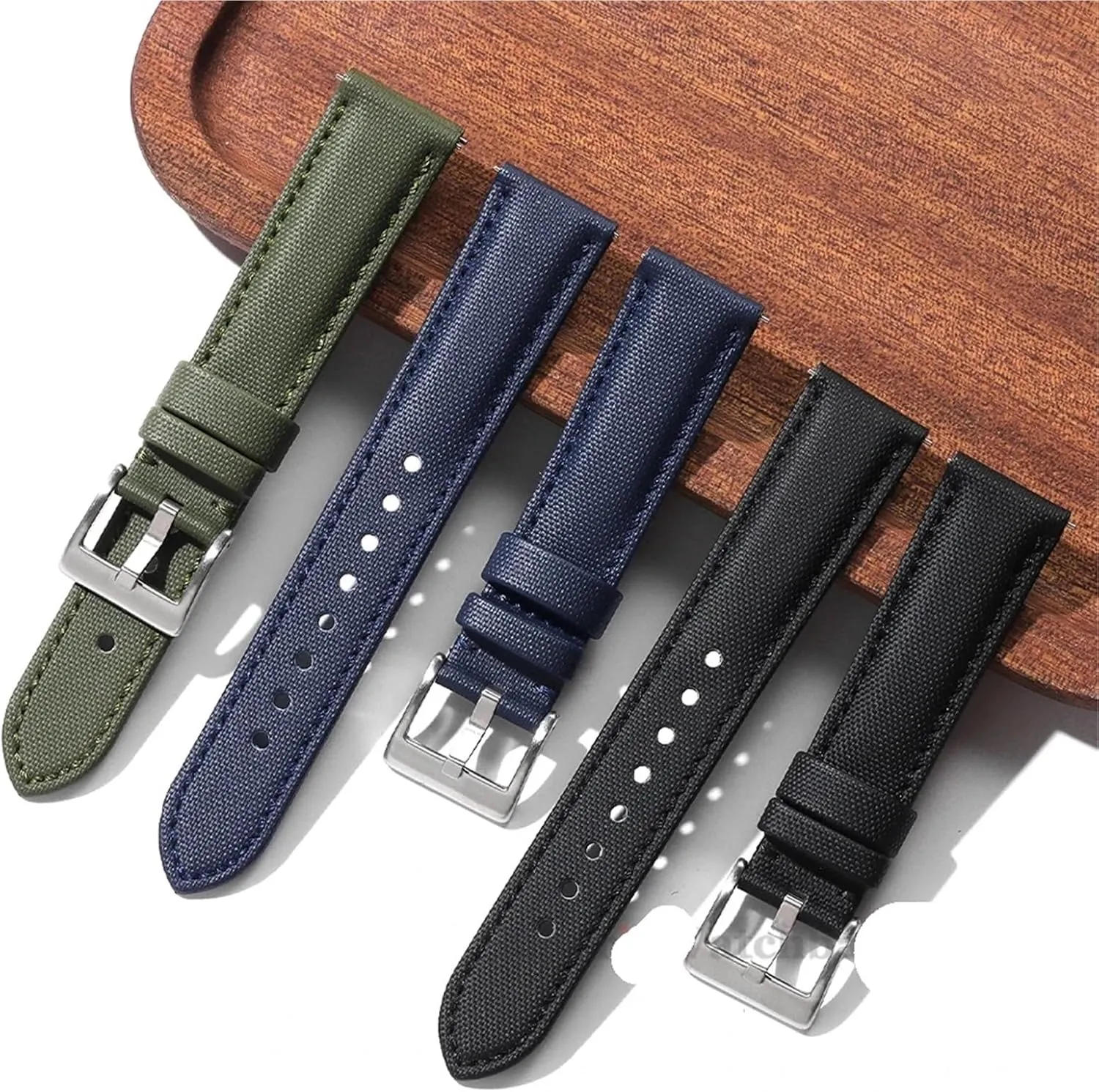 Fabric Watch Band Men Women dream crack harmful glimpse inter courteous Wristband Belt Accessories Quality Sailcloth Straps 20mm 22mm Quick Release 