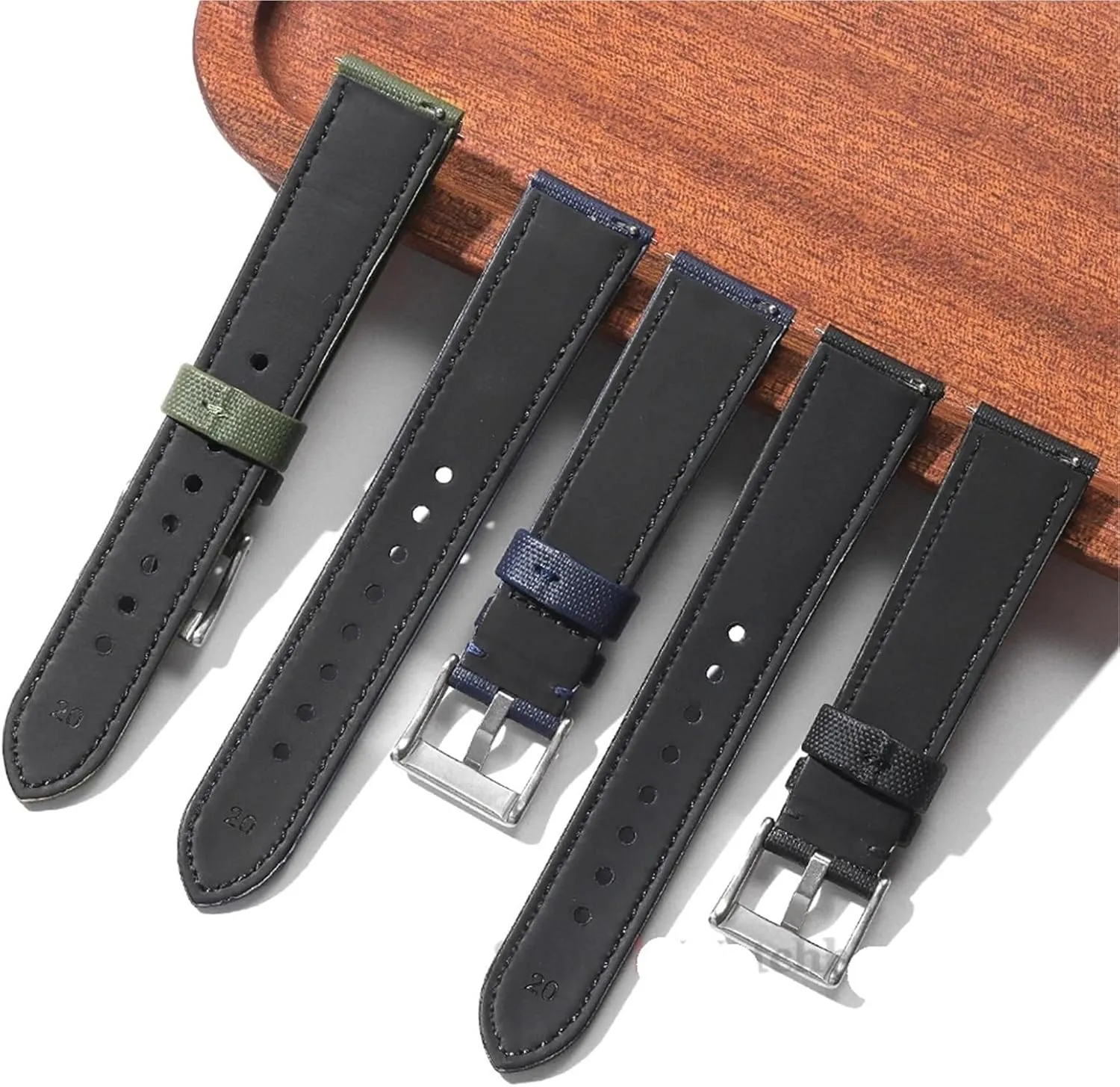 Fabric Watch Band Men Women dream crack harmful glimpse inter courteous Wristband Belt Accessories Quality Sailcloth Straps 20mm 22mm Quick Release 