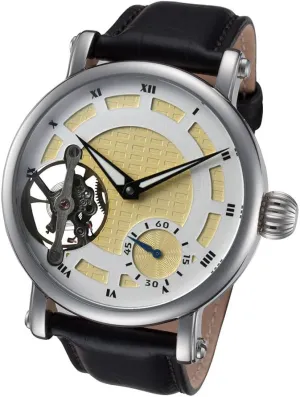 Face card transport client Watch rougois Open Heart Jeweled Movement Skeleton 