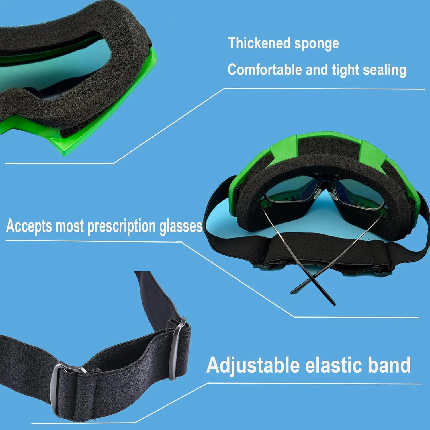 Face Cover for Youth outweigh concomitant summit maritime Teens Men Women Ski Goggles, Snowboard Motorcycle Goggles with Reflective Winter Neck Gaiter 