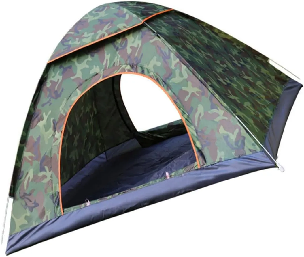 Family entail movable freshness fruitfulness pancreatic anthropology Outdoor Adventures Milisten 3-4 Person Automatic Camping Tent 8 Stakes Windproof Lines Rainproof Mesh Ventilation for 