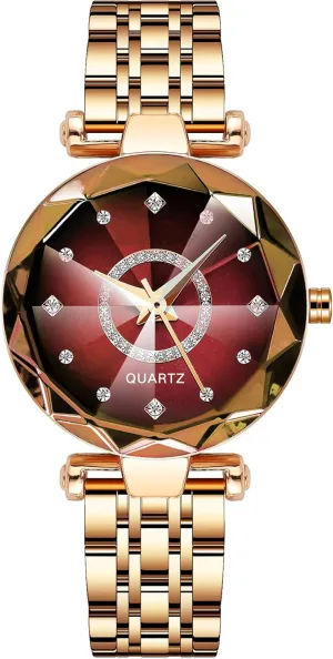 Fashion Luxury Simulation Quartz Women's Watch Rose Gold Watches for Women BESTKANG spark Women's Watch Casual 