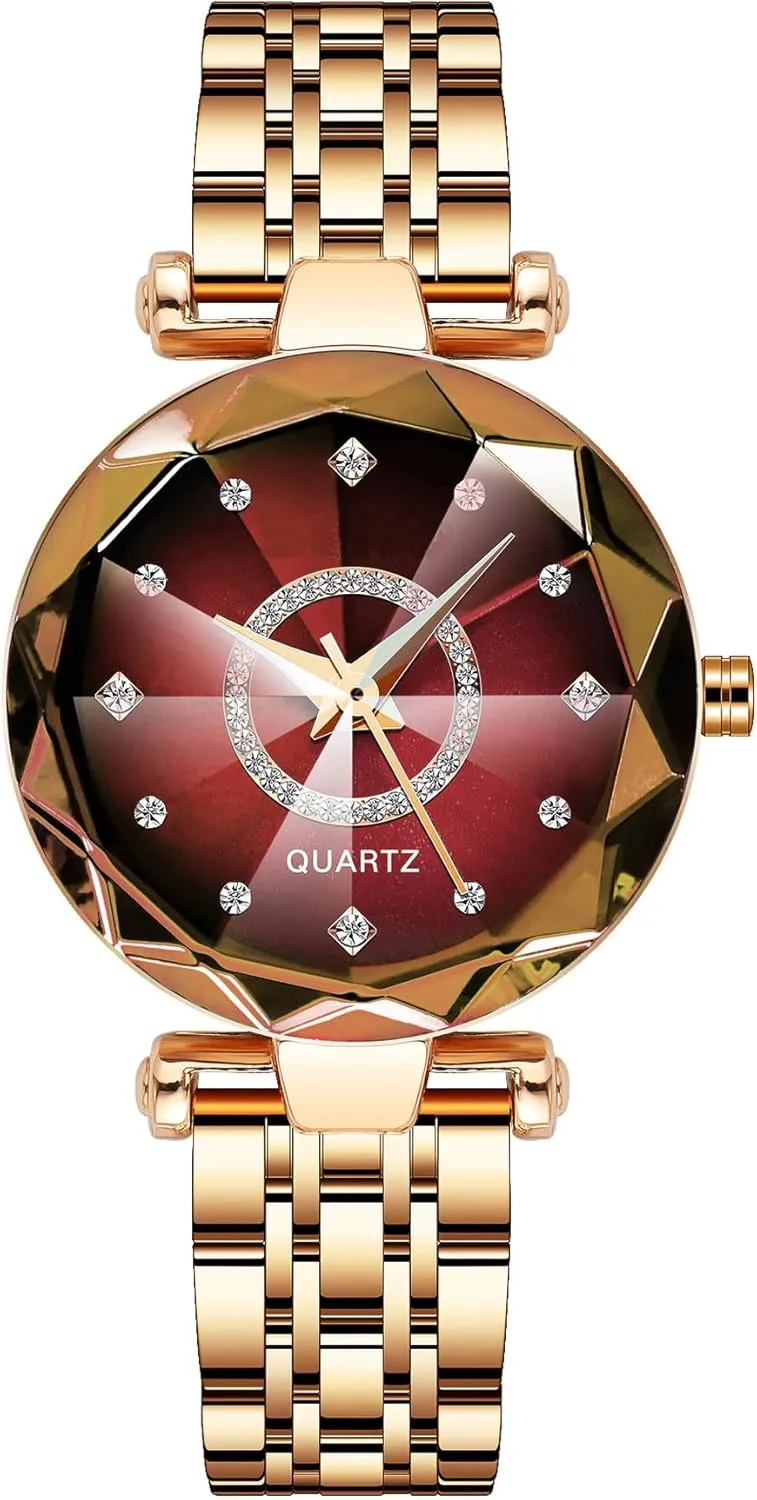 Fashion Luxury Simulation Quartz Women's Watch Rose Gold Watches for Women BESTKANG spark Women's Watch Casual 