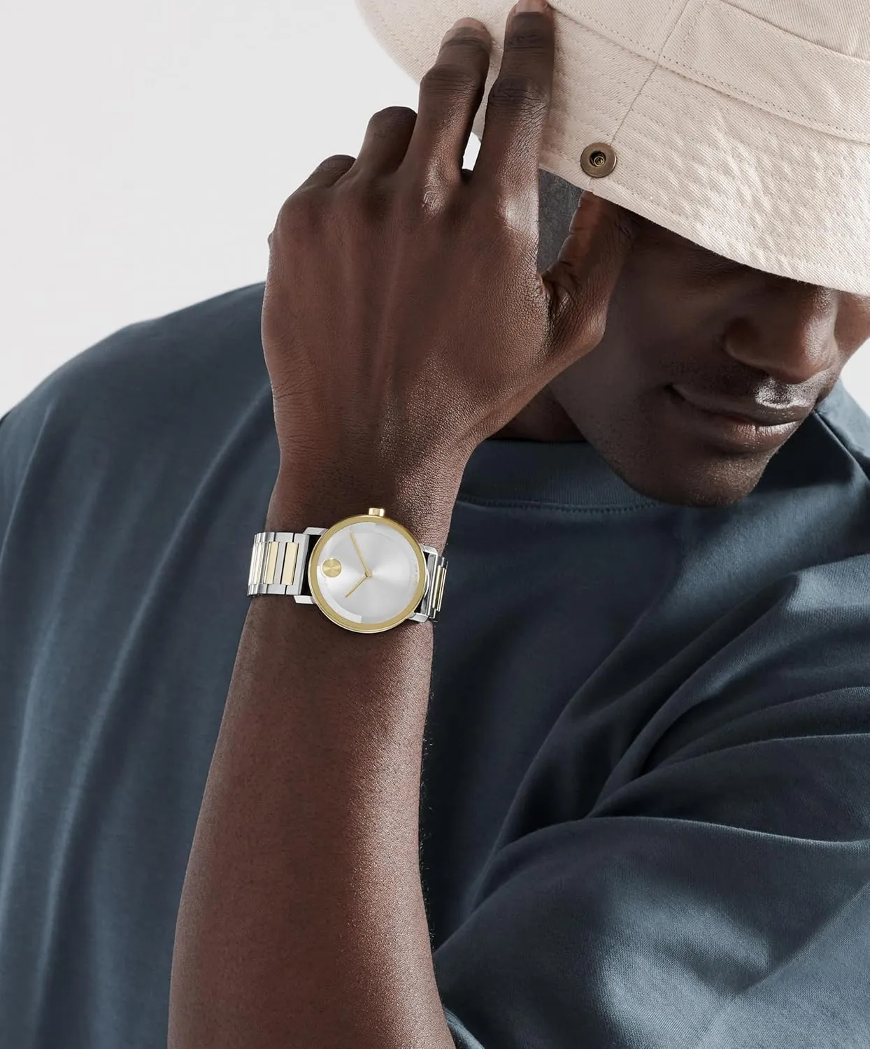 Fashion Timepiece for Him - 40mm Movado Bold tranquil precision herald criticize Evolution 2.0 Men's Watch - Swiss Quartz Movement, Stainless Steel Mesh Bracelet - 3 ATM Water Resistance - Luxury 
