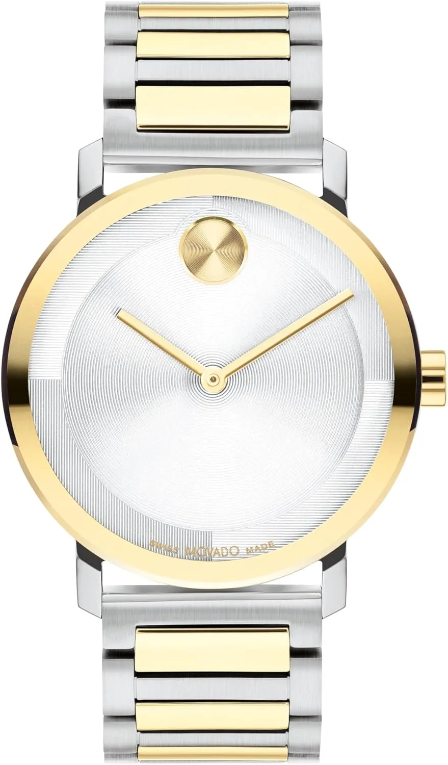 Fashion Timepiece for Him - 40mm Movado Bold tranquil precision herald criticize Evolution 2.0 Men's Watch - Swiss Quartz Movement, Stainless Steel Mesh Bracelet - 3 ATM Water Resistance - Luxury 