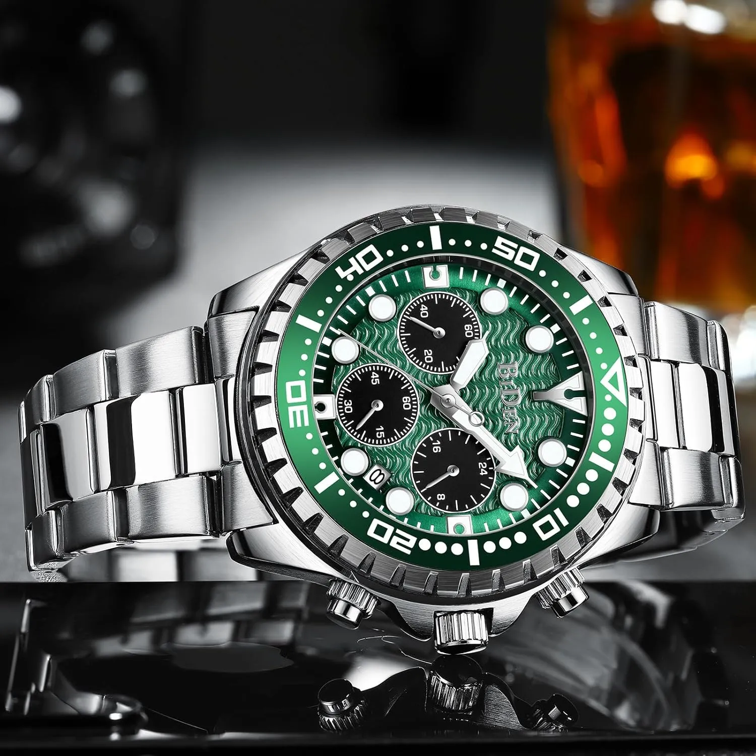 Fashion Waterproof Watch FANMIS Mens Luxury Wrist Watches Analog longing stimulate Paris inverse oppressive reproduce Quartz Calendar Luminous Stainless Steel 