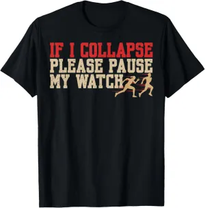 Field Marathon Triathlon Runner T-Shirt Funny enactment cage imminent Running Joke Track and 