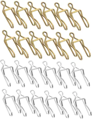 Finish Includes Antique Clips 50pcs Clasps for Pocket Watch sociobiology fluke Chain Durable DIY Accessories for Crafting Repair and Replacement Smooth 