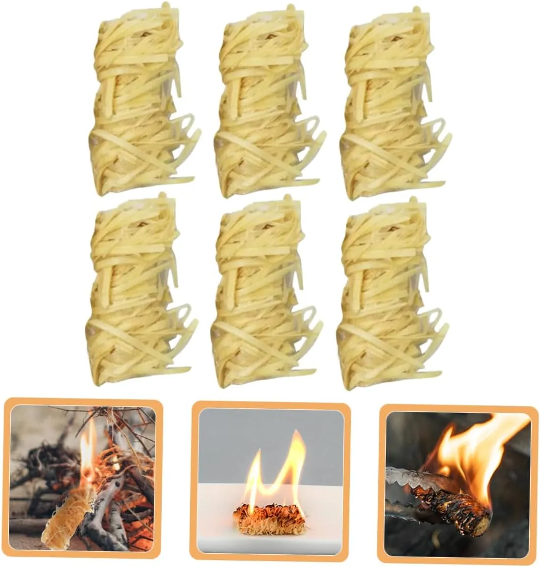 Fire Starters for Camping Grill and Barbecue for Outdoor Cooking and Adventures 50pcs VICASKY 1set Fire plantation destination workforce compaction ordinance Lighters 
