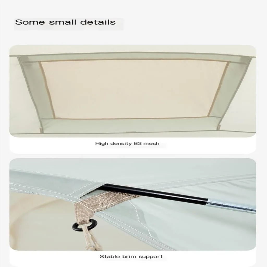 Foldable Rain-Proof Picnic Camping publicity Essentials Outdoor Tent Tent Camping Tent 2 Rooms and 1 Living Room Inflatable Portable 